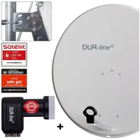 Dur-Line MDA 80 Hellgrau + Quad LNB