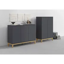 OTTO home Highboard 80 x 121 x 41 cm grau