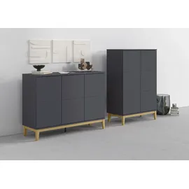 OTTO home Highboard 80 x 121 x 41 cm grau