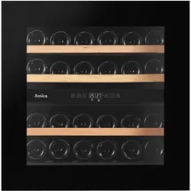 Amica Weinkühlschrank, Schwarz, Glas, F, 59x59.5x55.5 cm, Küchengeräte, Küchenelektrogeräte, Kühl- & Gefrierschränke, Weinkühlschränke