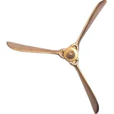 FineBuy FineBuy, Wanddeko, Deko Propeller 85 cm Wanddeko Aluminium Flugzeug Wandpropeller Wohndeko