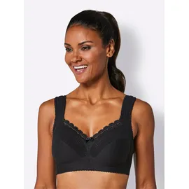 MISS MARY Damen, Gr. 105, Cup C, schwarz, 34% Polyamid, 30% Baumwolle, 20% Polyester, 16% Elasthan, BHs