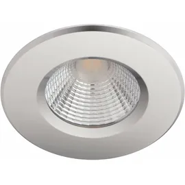 Philips Bad-Einbauleuchte 1 LED-Lampe rund/silber/Metall