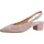 TAMARIS Damen Sling Pump mit Blockabsatz Leder, beige, 39 EU