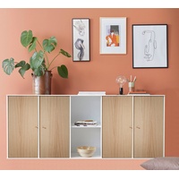 Hammel Furniture Sideboard »Mistral Kubus«, mit vier Türen, Wandmontage/stehend,
