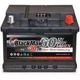 Autobatterie 12V 60Ah BlackMax Starterbatterie ersetzt 52Ah 55Ah 61Ah 62Ah 63Ah