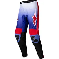 Alpinestars Fluid Wurx, Textilhose - Lila/Weiß/Rot - 36