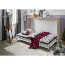 WIMEX Klappbett Juist ca. 120x200 cm Weiß/Eiche