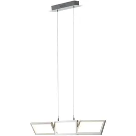 Brilliant LED-Pendelleuchte Tunar 3-flammig Aluminium