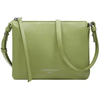 Liebeskind Berlin Umhängetasche Crossbody Leder/ Baumwolle Grün