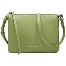 Liebeskind Berlin Umhängetasche Crossbody Leder/ Baumwolle Grün