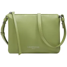 Liebeskind Berlin Umhängetasche Crossbody Leder/ Baumwolle Grün