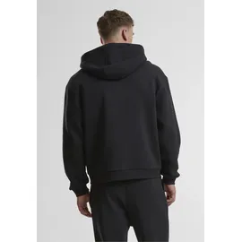 URBAN CLASSICS Fluffy Zip Kapuzenjacke Herren Schwarz L