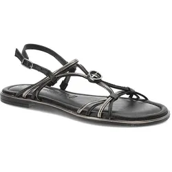 Schwarze Sandalen Tamaris Elegante Lederschuhe, 39