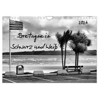 Calvendo Bretagne in Schwarz und Weiß 2026 (Wandkalender 2026