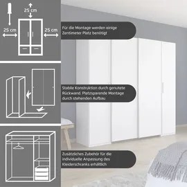 Rauch Kronach 261 x 210 x 59 cm weiß