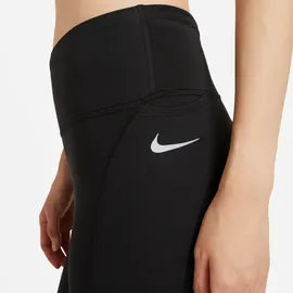 Nike Epic Fast Lauf-Leggings Damen black/reflective silver M