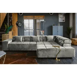 KAWOLA Sofa NEVADA silber