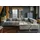 KAWOLA Sofa NEVADA silber