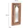 DESIGN DELIGHTS Wandspiegel Yara 40 x 40 cm Beige