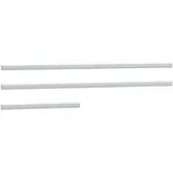 Forte Schrankleuchte, Bewegungsmelder, LED fest integriert, Neutralweiß, Kleiderstangenbeleuchtung, optimale Übersicht, 2 x 107 cm 1 x 47,4 cm grau