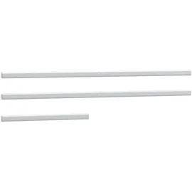 Forte Schrankleuchte, Bewegungsmelder, LED fest integriert, Neutralweiß, Kleiderstangenbeleuchtung, optimale Übersicht, 2 x 107 cm 1 x 47,4 cm grau
