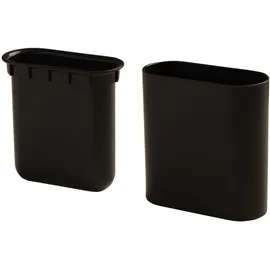 casativo WC-Bürste 2er Set Schwarz/Grau