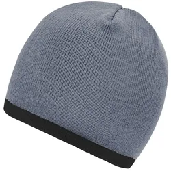 Beanie Kontrast "MB7584" - light-grey/dark-grey