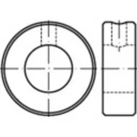 TOOLCRAFT Stellringe 25 mm M6 10 Stück