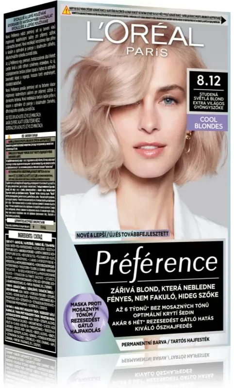 L’Oréal Paris Préférence Haarfarbe Farbton 8.12 Alaska