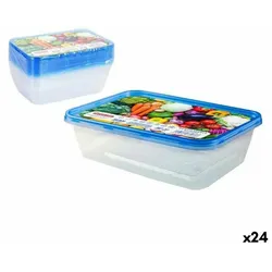 10 Lunchbox-Set Privilege 49786 500 ml rechteckig 17,5 x 12 x 4 cm (24 Stück)