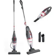 Beldray BEL0770N-GRY 2-in-1-Multifunktions-Handstaubsauger, leicht, für mehrere Oberflächen, beutellos, HEPA-Filter, Staubbehälter 1 l, 600 W, Schlitzschneider/Bürste, Grau