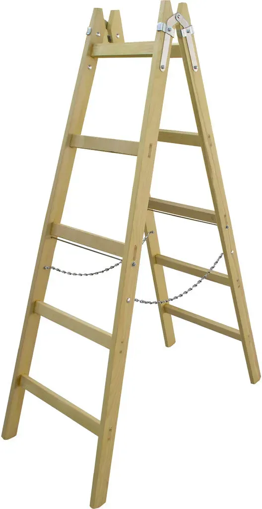 Holz-Stehleiter -  620 / 10 / 2,25
