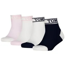 Tommy Hilfiger TH KIDS QUARTER Socken 4er Pack Blau 27-30