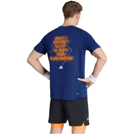 adidas Clay Graphic Kurzarm-t-shirt - dark blue M