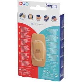 3M Nexcare Duo MAXI Pflaster 5,10 x 10,20 cm beige 5 St.