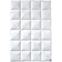 billerbeck Daunendecke - E04 Gold Edition - Bettdecke für alle Jahreszeiten - 135 x 200 cm Decke mit echten Daunen - Wärmestufe Mittel
