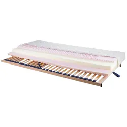LOMOCO Matratzen-Rahmen-Set H3 ALOE TOP - LF ca. 90,00x200,00