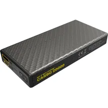 Nitecore CARBO 20000, 20000 mAh, Lithium-Ion (Li-Ion), Power Delivery, 3,85 V, 38 W, Grau - Grau
