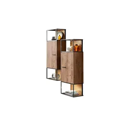 Uno Zurbrüggen Stand-/Hängeelement MANHATTAN ¦ holzfarben ¦ Maße (cm): B: 45 H: 156 T: 38.0