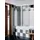 Kermi Vario 2000 Faltwand 2-flügelig V2FW2060142UK 115,1-116,7x140cm, weiß, ESG SR Opaco