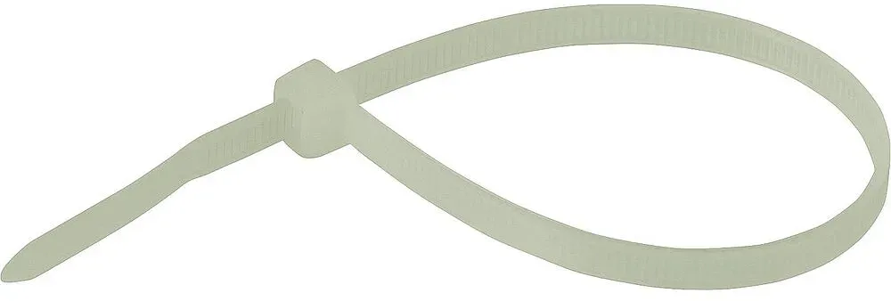 Hitzebeständige Kabelbinder 120 x 2,5 mm, natur 1 Pack 100 Stück WKK Befestigungsmaterialien