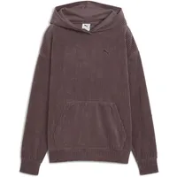 Puma Hoodie Velour Rib Lila XL