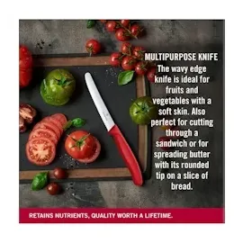 Victorinox Swiss Classic Tomaten-/Tafelmesser rot