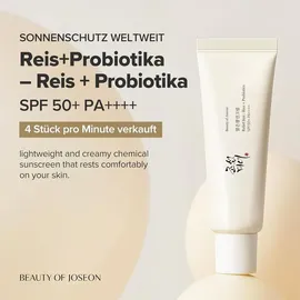 Beauty of Joseon Sonnenschutzcreme Relief Sun Rice + Probiotics Creme LSF 50+ 100 ml