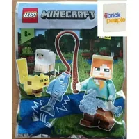 LEGO Minecraft: Alex Mit Ozelot, Schaf Und Fisch Kombo Packung