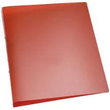 Q-Connect Ringbuch A4 2-Ring, 25mm rot-transluzent