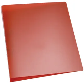 Q-Connect Ringbuch A4 2-Ring, 25mm rot-transluzent