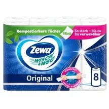 Zewa Küchenrolle Wisch & Weg Original 2-lagig 8 St.