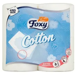 Toilettenpapierrollen Cotton Foxy COTTON 4R (4 uds) (4 Stück)